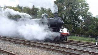 Swedish steam locomotive B 1289 in Holland at Simpelveld 1080p HD [upl. by Nakah]