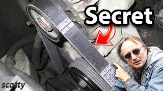 The Secret to Fix a Squeaky Belt in Your Car [upl. by Noelopan]