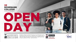 IIE Rosebank College Open Day  September 2024 [upl. by Harbot]