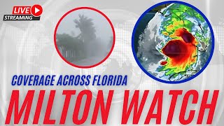 LIVE Hurricane Milton Hits Florida – RealTime Storm Tracker amp Camera Feeds [upl. by Uyr]