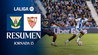 📹 RESUMEN CD Leganés 1  0 Sevilla FC  J13  LALIGA [upl. by Alekim]