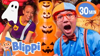 Blippi and Meekah Sing the Halloween Countdown  BEST OF BLIPPI TOYS  Educational Videos for Kids [upl. by Shanna]