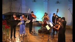 ZAGREB KOM 3 • Mendelssohn String Octet  mov 2 with double bass [upl. by Enaujed]