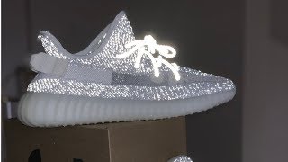 Adidas YEEZY Boost 350 V2 Static REFLECTIVE Review [upl. by Appleby291]