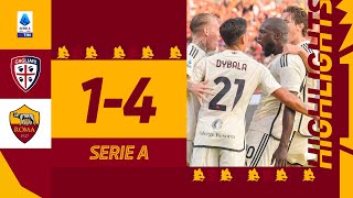 Cagliari 14 Roma  Serie A Highlights 202324 [upl. by Niatsirt]