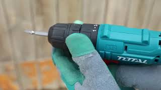 Total Tools TDLI12415 Lithium ion cordless 12V drill [upl. by Hudnut]