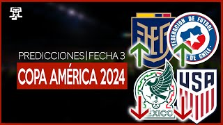 ¿CUALES SERAN los 8 CLASIFICADOS a CUARTOS de FINAL COPA AMERICA 2024 [upl. by Shiff]