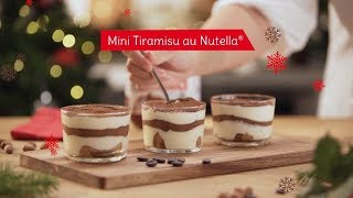 Recette de mini Tiramisu au Nutella ® [upl. by Haden]