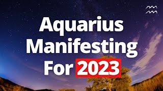 AQUARIUS  AN IMPORTANT CHANCE to CHANGE  Whats Manifesting for 2023  Tarot Reading [upl. by Damali]