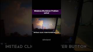 The Windows Shutdown problem pcgaming joke windows10 [upl. by Asihtal96]