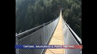 Tartano inaugurato il ponte tibetano [upl. by Paula]