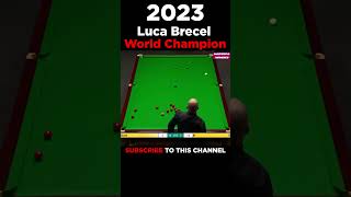 Luca Brecels WORLD CHAMPIONSHIP 2023 WINNING SHOTS shorts snooker snookermoments cuesports wst [upl. by Ivey]