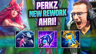 PERKZ IS A BEAST WITH AHRI NEW REWORK  VIT Perkz Plays Ahri Mid vs Twisted Fate  Season 2022 [upl. by Berlinda362]