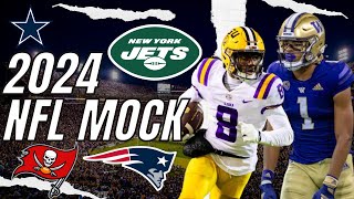 2024 NFL Mock Draft l With Updated NFL Draft Order [upl. by Racso]