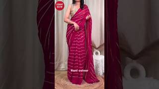 😍Vichitra Silk Designer Saree with Sequence Work Blouse🌹Rs790 Free Shipping🌹Order9787226978saree [upl. by Pinette694]