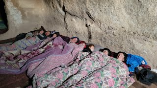 Surviving the Cold A Morning in the Life of an Afghan Village Family Living in a Cave [upl. by Atilemrac513]