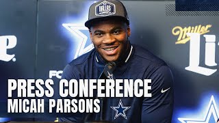 Micah Parsons Introduction Press Conference  2021 [upl. by Abercromby]