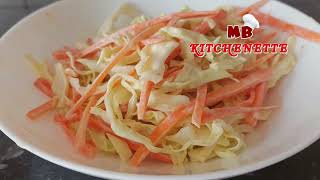 How to Make Coleslaw  Homemade Coleslaw Recipe done in 3 minutes Creamy Delicious Tasty Try It [upl. by Favianus152]