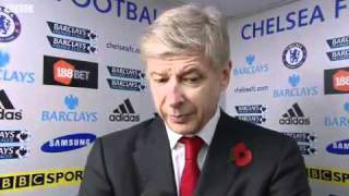 Arsene wenger Post Match Interview Chelsea 35 Arsenal [upl. by Seilenna]