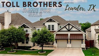 Austin TX  Toll Brothers  4295 SF  5 Bedroom  55 Bath  Leander TX  San Augustine Plan [upl. by Sicnarf]