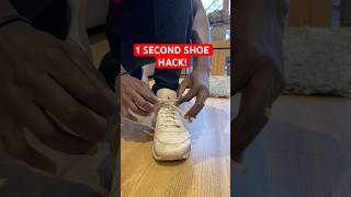 How to Tie Your Shoes in LESS Than a Second SlowMo Reveal lifehacks shorts [upl. by Marijn307]