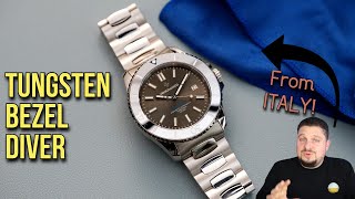 VENEZIANICO NEREIDE TUNGSTENO Swiss Automatic Dive Watch  Tungsten bezel  4521502C Italian Design [upl. by Eiggam]