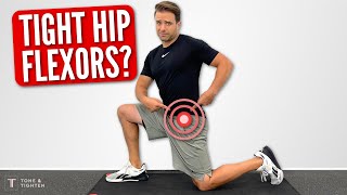 How To Stretch Tight Hip Flexors IMMEDIATE RELIEF [upl. by Kera]