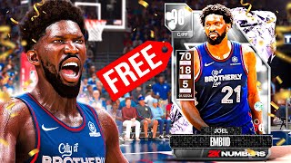 This FREE Pink Diamond Joel Embiid Is One Of The BEST Cards In The Game [upl. by Fabrianna354]