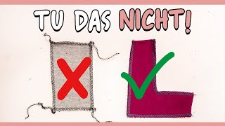 Ecken nähen mit der Overlock  Der ultimative Guide [upl. by Irita]