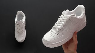 How to Diamond Lace Your Nike Air Force 1 [upl. by Reifel665]