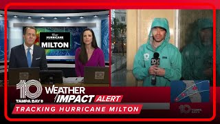 Tracking Milton Live updates from the Tampa area and Orlando [upl. by Leann686]