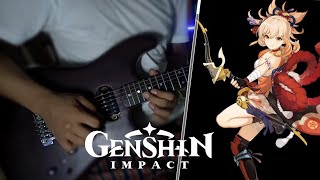 Genshin Impact  Dazzling lights in the summer Guitar Cover [upl. by Nnaeed693]