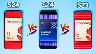 Samsung S23 vs S24 Exynos vs S24 Snapdragon Battery Drain Test [upl. by Zoltai]