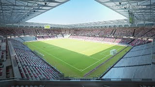 So sieht das neue FußballStadion für den SC Freiburg aus  badenfm [upl. by Eannyl]