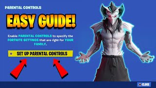 How To TURN OFF amp TURN ON PARENTAL CONTROLS On Fortnite Chapter 4 Season 4 EASY FIX [upl. by Artim653]