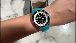 UNBOXING Breitling Superocean Rainbow Dial 36 and 42 [upl. by Laughton504]