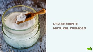 Receita de Desodorante Natural Cremoso  Prático e Eficaz [upl. by Nalyk]