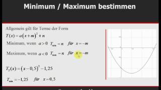 Extremwerte ablesen  © wwwmathevideocom [upl. by Oicnevuj]