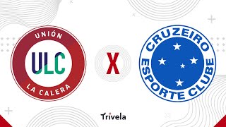 Union La Calera x Cruzeiro  Ao vivo com imagens  Copa SulAmericana 24 sulamericana futebol [upl. by Laktasic]