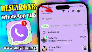 WHATSAPP PLUS 2024 ▷ última versión DESCARGAR APK Original ✅ [upl. by Kcirddet]