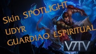 LoL  Skin Spotlight Udyr Guardião Espiritual [upl. by Anhsirk]