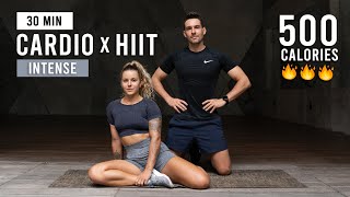 30 MIN FULL BODY CARDIO HIIT Workout Intense No Equipment [upl. by Ferdinana]