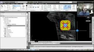 AutoCAD Civil 3D 2013 Paste Surfaces [upl. by Glogau550]