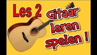 Hoe speel je gitaar les 2 Gitaar leren spelen [upl. by Notsruht627]