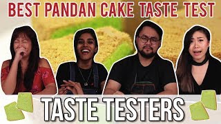 Best Pandan Chiffon Cake in Singapore  Taste Testers  EP 45 [upl. by Nodearb]