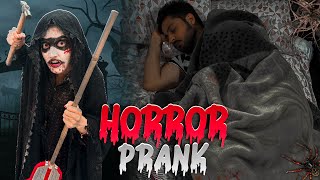 SCARY HORROR PRANK ON HUSBAND GONE WRONG 🧟‍♀️  Areeb Ka Crazy Reaction 😱 [upl. by Acinehs353]