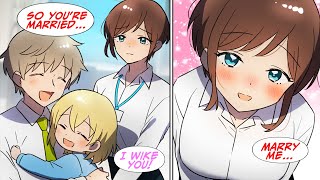 Manga Dub My hot boss found out that Im single but then… RomCom [upl. by Torey327]