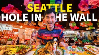 This HIDDEN SPOT in Seattle has the BEST South East Asian Street Food [upl. by Euqinu]