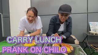 CARRY LUNCH WITH CHILO😂PLAY A PRANK YOSHI JAPANESE [upl. by Annairol826]