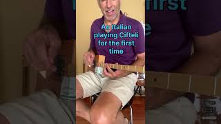 An Italian playing Çifteli for the first time [upl. by Zednanref]